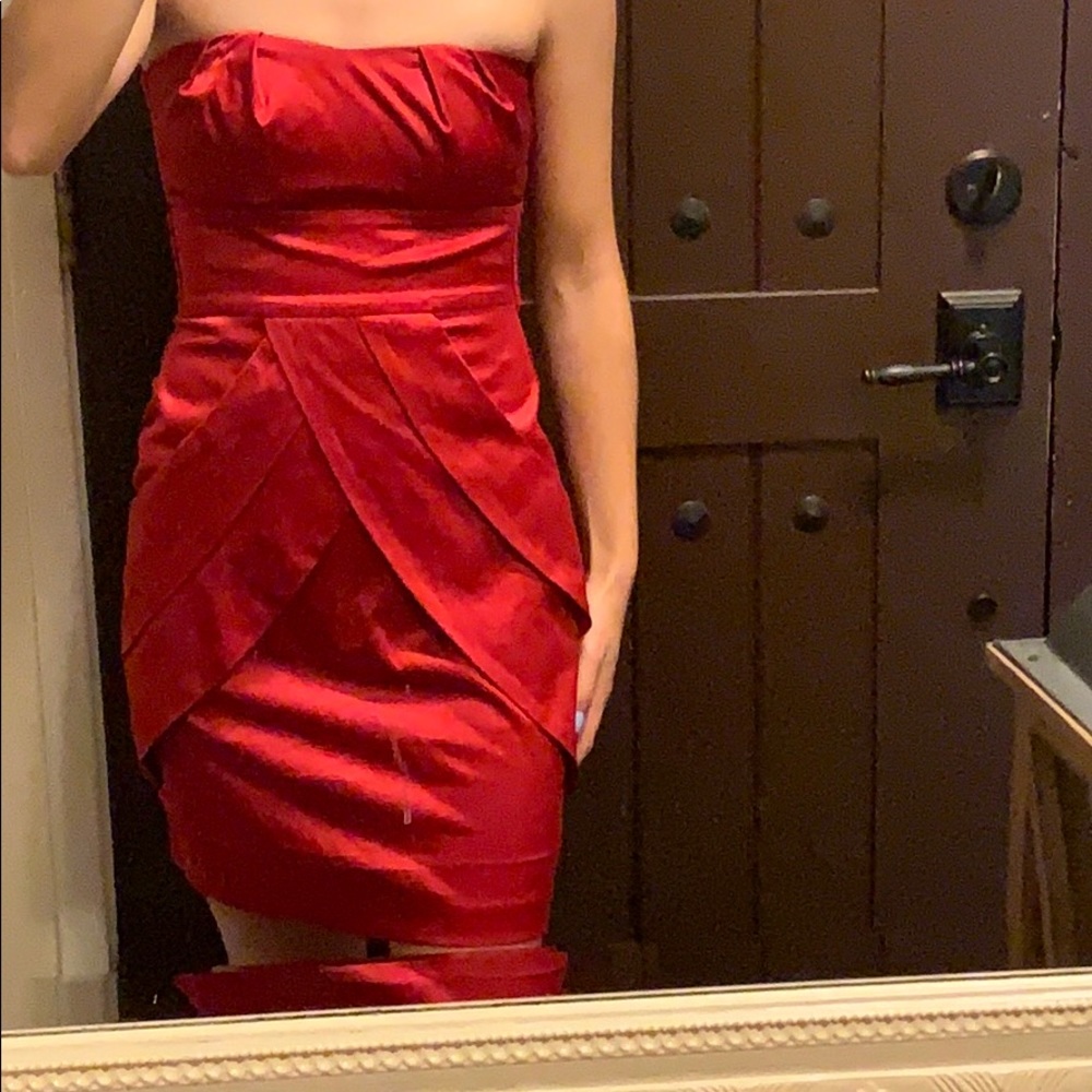 Red dress